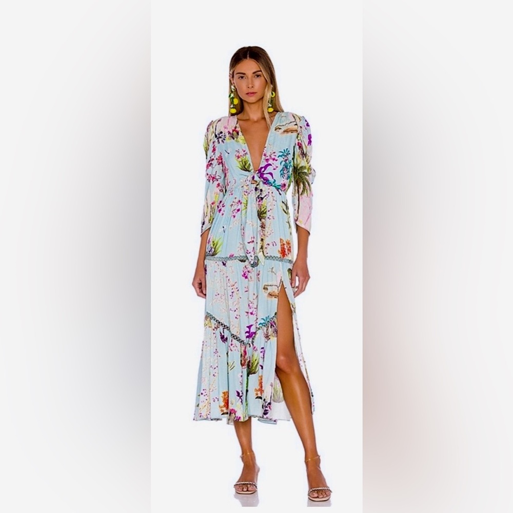 Hemant & Nandita Liv Maxi Floral Dress
